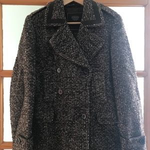 brown tweed jacket